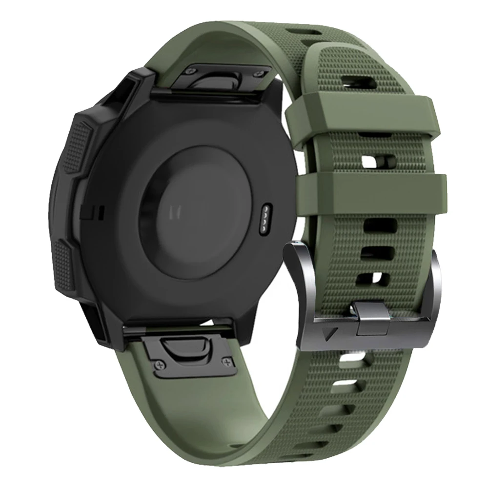 Bandas Quickfit de 22mm y 26mm para Garmin Fenix 8, 7, 7X, 6X, 6 Pro, 5X Plus, 955, correa para Epix Gen 2, 47mm, 51mm, pulsera de silicona Enduro - imagen 4