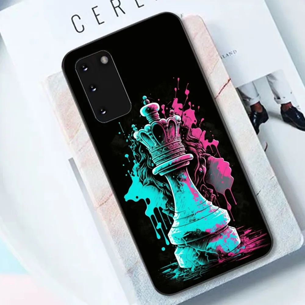 Funda de teléfono de ajedrez para Samsung S 9 10 20 21 22 23 30 23plus lite Ultra FE S10lite - imagen 5