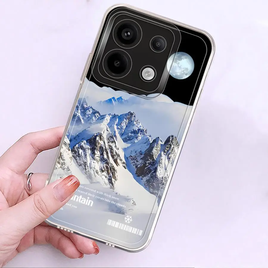 Funda suave Sunset Mountain Iceberg para Xiaomi Redmi A3x 13C 9A 14C 12C 9C 10C A5 A1 A2+ - imagen 2