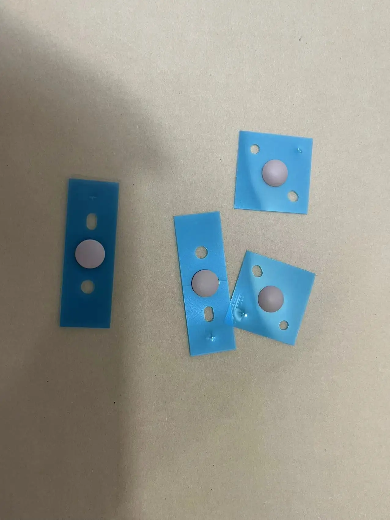 4 Uds nueva almohadilla de pies de goma Original para superficie portátil 3 4 5 almohadilla antideslizante pies cubierta de Base inferior reemplazo azul y oro rosa - imagen 3