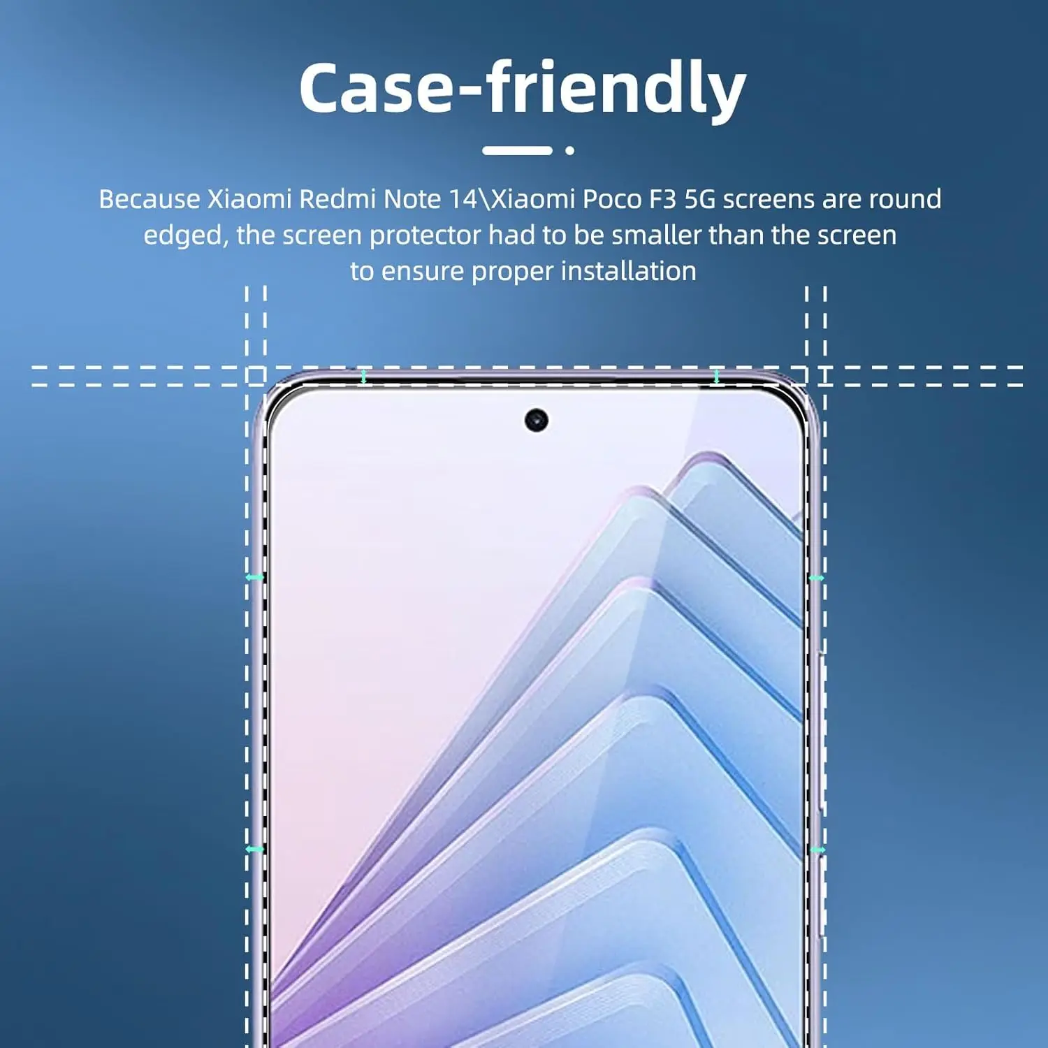 Para Xiaomi Redmi Note 14 4G/ 5G Película protectora de pantalla HD - imagen 4