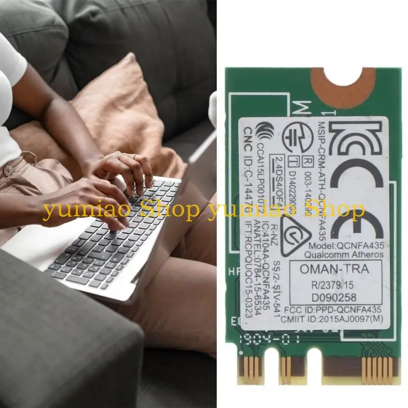 587B DW1810 8.02.11ac para M.2 NGFF 433Mbps compatible con 4,1 WiFi coche inalámbrico