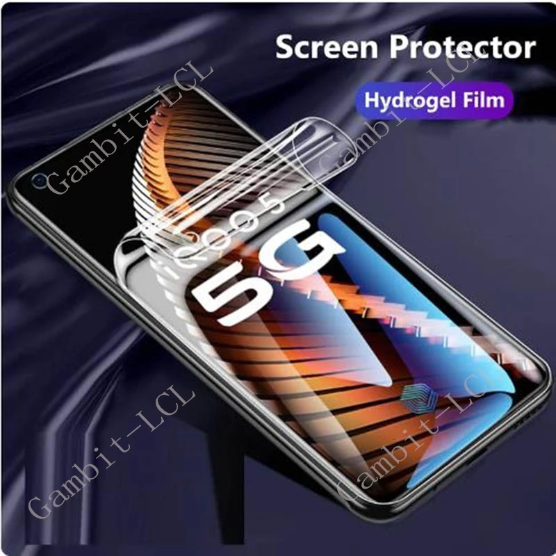 Para Vivo X50 Pro + 6,56 "VivoX50 X50Pro Plus X51 5G hidráulica HD película de hidrogel suave cubierta protectora completa de pantalla - imagen 3