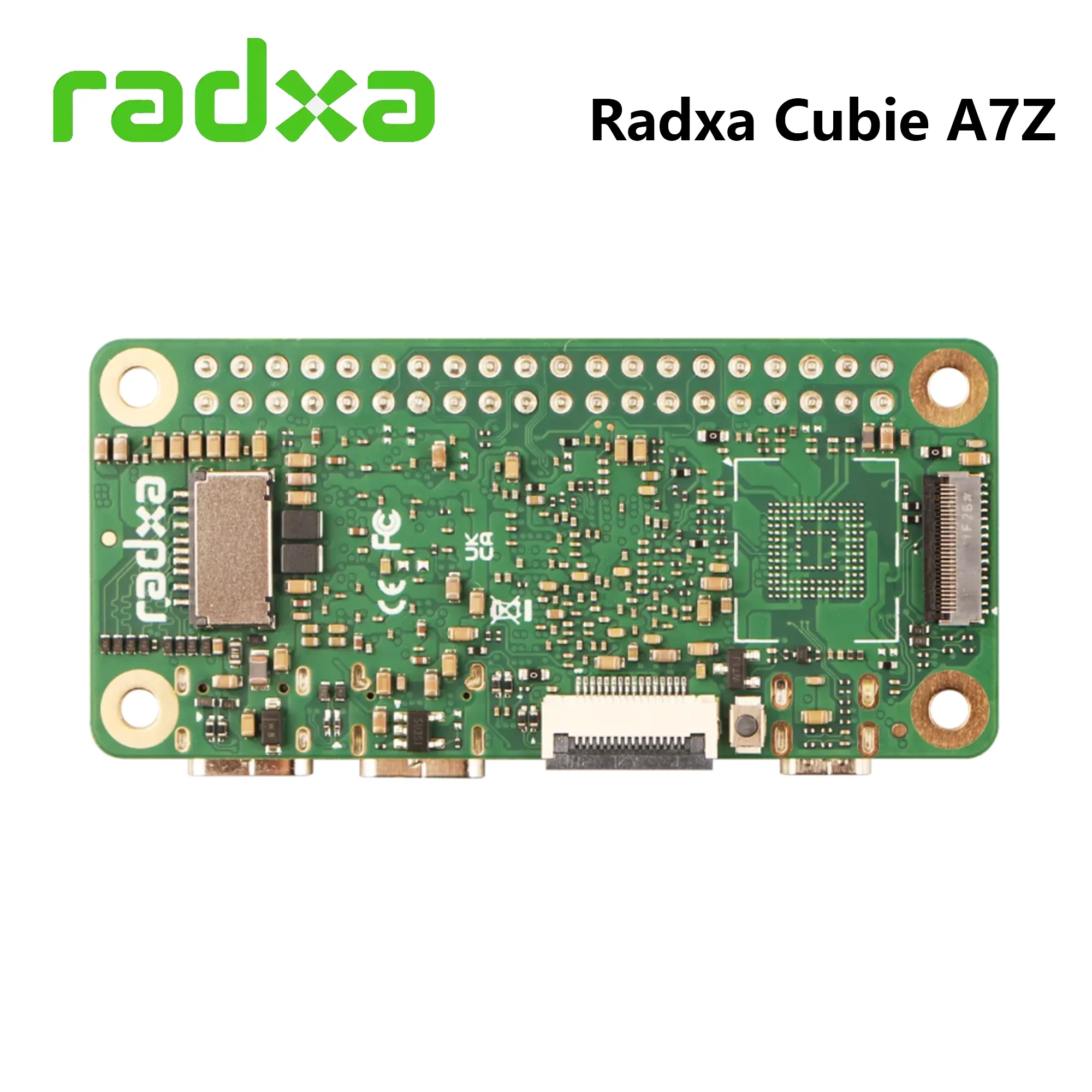 Placa de desarrollo Radxa Cubie A7Z, SoC Allwinner A733 con CPU octa-core 3TOPS NPU WiFi 6 / BT 5,4 RISC-V Coprocessor SBC - imagen 2