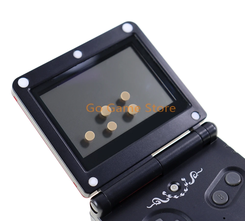 1 Juego para Gameboy Advance SP GBA SP consola de juegos carcasa almohadilla de goma tornillo cubierta de tapón antipolvo - imagen 5