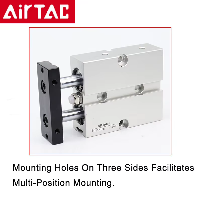 Airtac TN10/16/20/25/32-5/10/15/20/25/30/35/40/45/50/60/70/75/80/90/100 intervalles Twin-Rod avec aimant, 125, 150, 175/200 - imagen 4