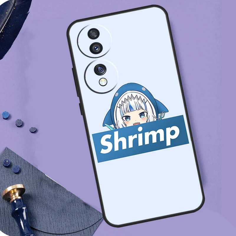 Gawr Gura Hololive funda de Anime para Honor Magic 5 6 7 Lite 8 Pro X9a X9b X9c X9d X8a X8b X8c 50 70 90 200 400 Pro Coque - imagen 5