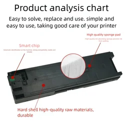 MC-G01 G01 tanque de caja de mantenimiento para Canon MAXIFY GX6010 GX7010 GX6020 GX7020 GX6030 GX7030 GX6040 GX7040 GX6050 GX7050 GX6060