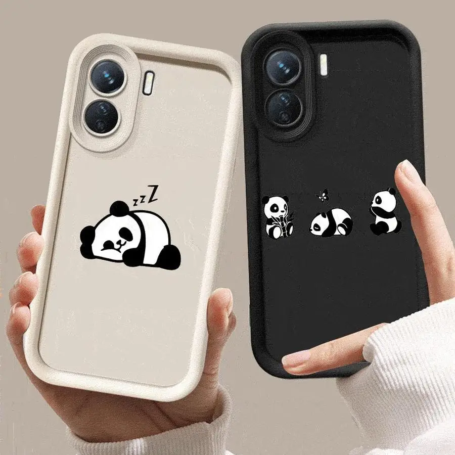 Bonita funda de teléfono Panda para Redmi 12, 4G, 12C, 13C, 4G, 5G, Poco X3, NFC, X3 Pro, C50, C51, C61, A1, A2 Plus, A3, A3x, mate
