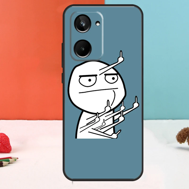 Memes de dedo medio divertidos para Realme, 12, 11 Pro Plus, 10 Pro, GT5, GT3, C55, C53, C51, C33, C31, C30, C25s, C21Y, C15, GT, Neo5 - imagen 4