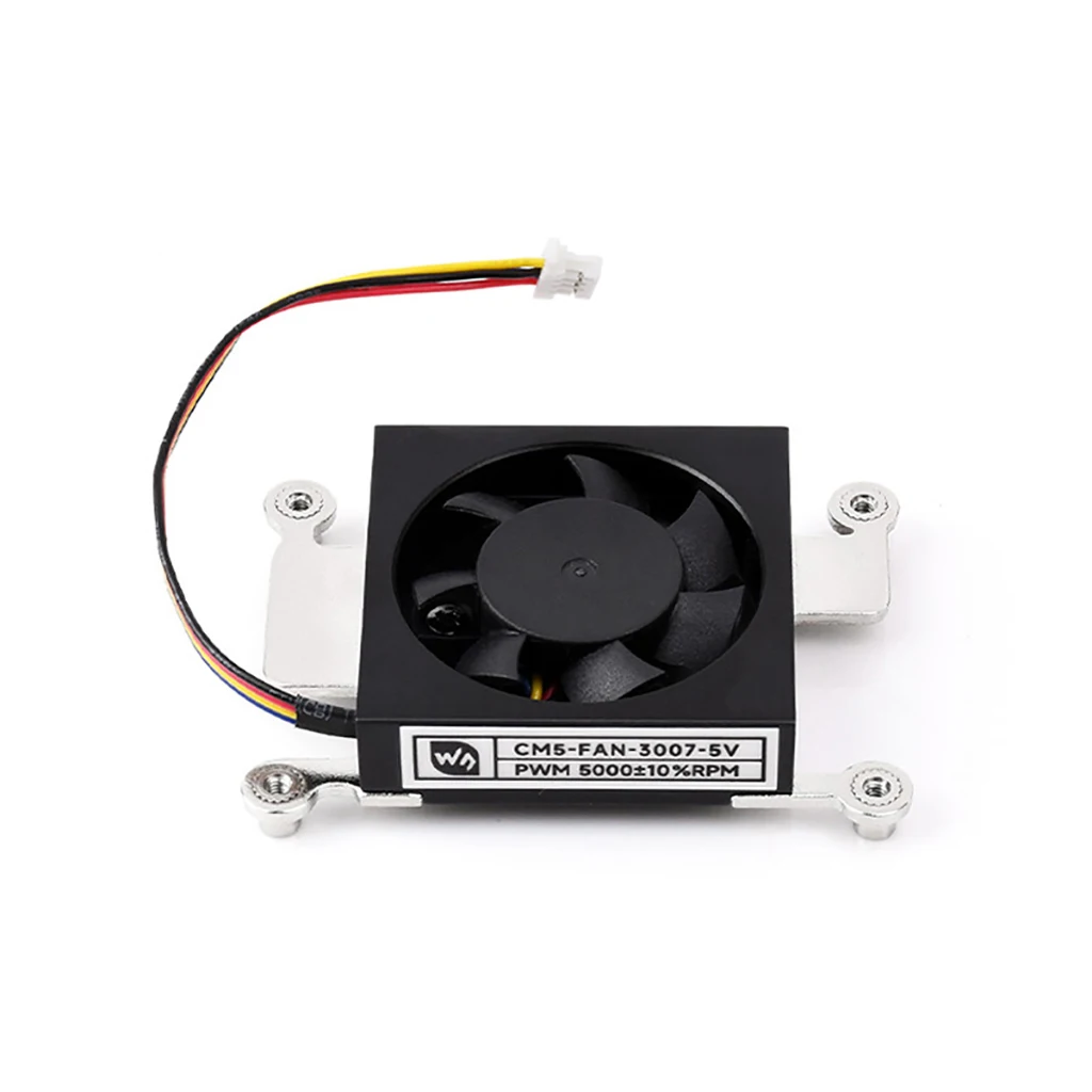 Ventilador de refrigeración CM5/ventilador disipador de calor CM5 5V 3007 para módulo de cómputo Raspberry Pi 5 8000RPM PMW Control de velocidad radiador de bajo ruido - imagen 4