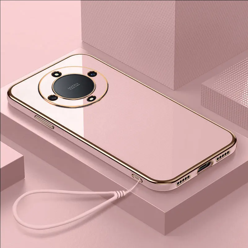 Para Honor X9B X9A funda de teléfono Honor Magic5 Lite funda Magic6 lite revestimiento de lujo funda trasera de silicona suave Fundas