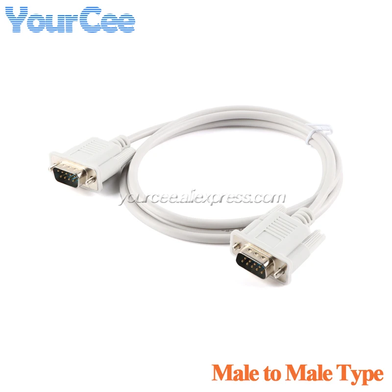 Nuevo Cable de módem nulo serie DB9F a DB9F hembra a hembra conector DB9 RS232 a RS-232 diseño de aislamiento HDPE estándar UL - imagen 3