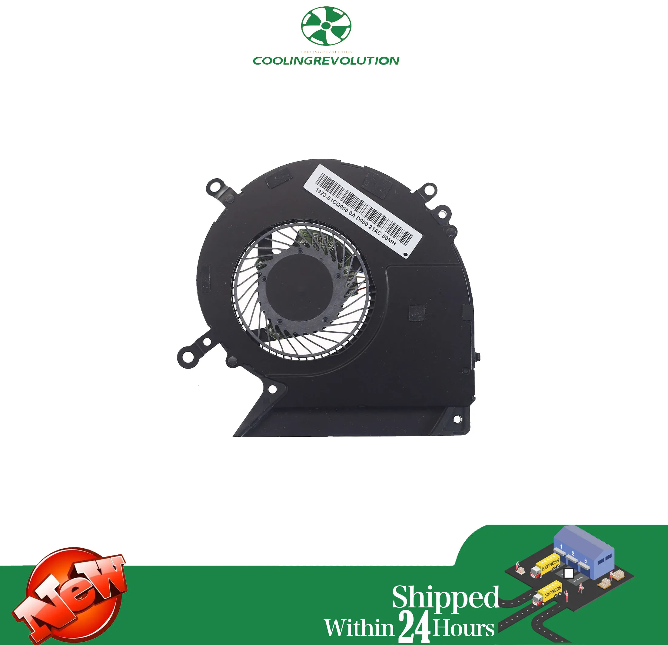 Ventilador de refrigeración para CPU de portátil NC55C06 DC05V 0.50A -19G17 4PIN 1323-01CQ000 - imagen 2