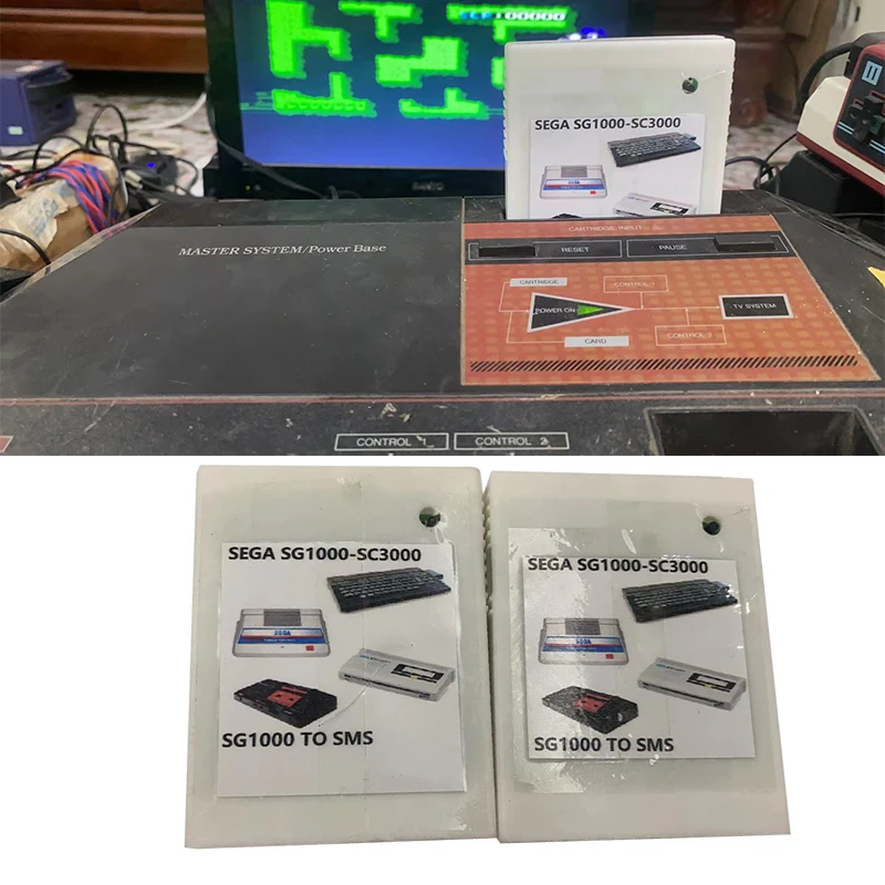 Consola de juegos retro con tarjeta de juego SMS SG-1000 SC-3000