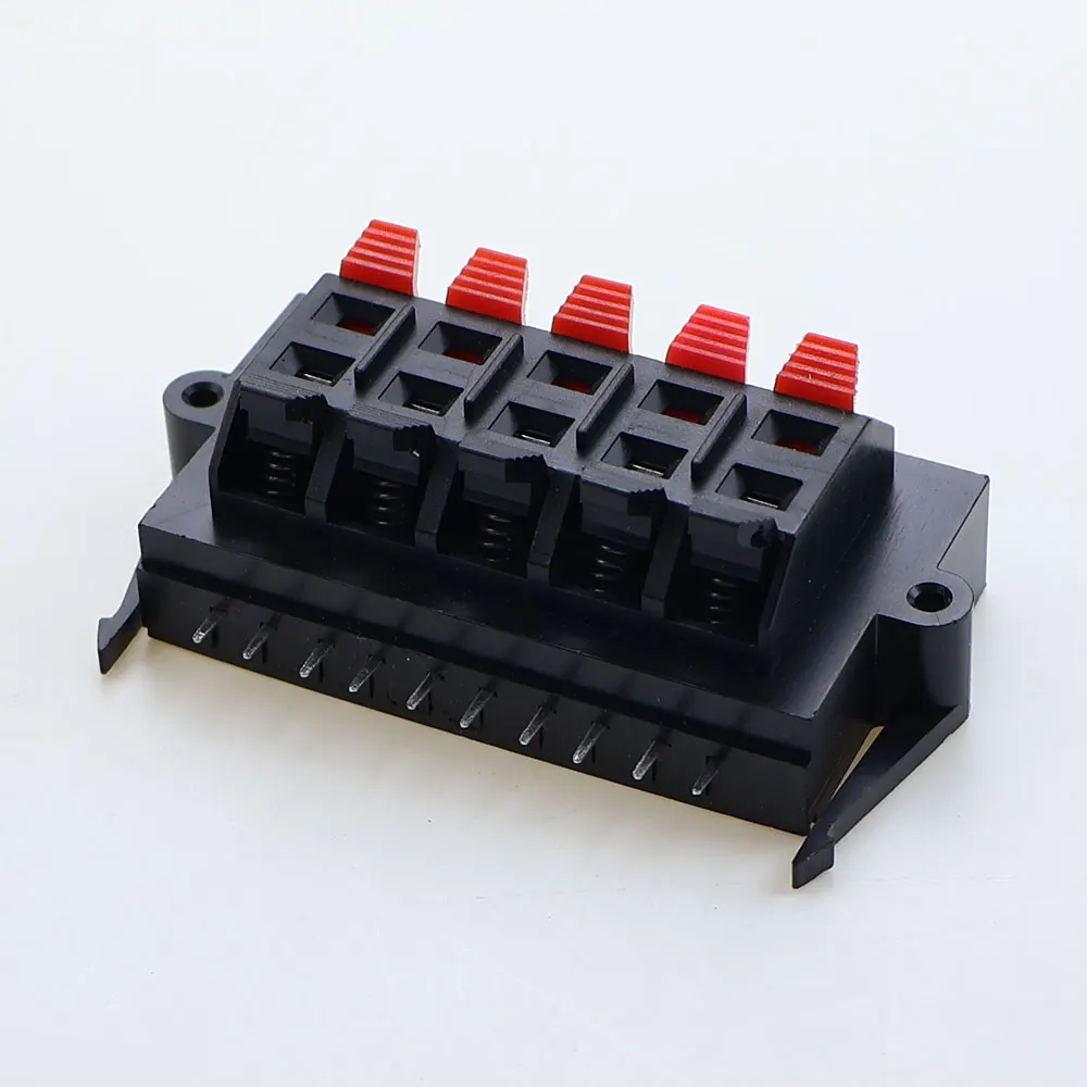 Abrazadera de conexión de 10 bits, abrazadera de cableado de Audio de alta calidad, abrazadera de prueba de abrazadera rápida, asiento de cableado externo cuadrado, WP10-11, 1/2/5 Uds. - imagen 3