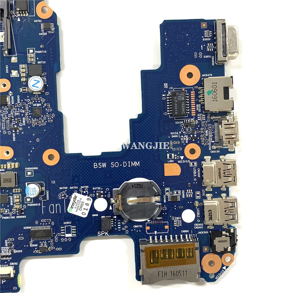 Placa base para portátil HP Pavilion 14-am 240 G5, 858040-001, 858040-501, 858040-601, 6050A2823301-MB-A01, con SR2KN N3060 - imagen 3