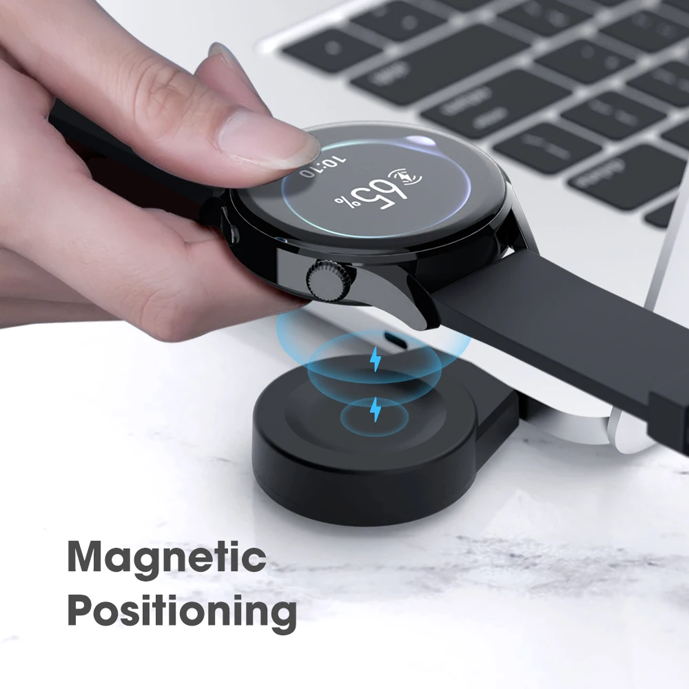 Cargador de reloj inteligente, estación de carga USB C inalámbrica magnética, cargador USB para HUAWEI GT5/5pro/Watch4/3Pro GT4 - imagen 3