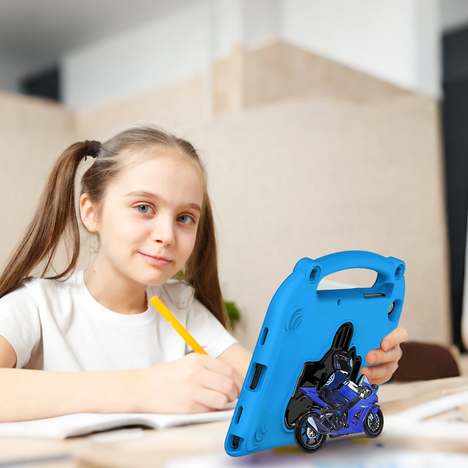 Funda EVA para niños para Samsung Galaxy Tab A11 A9 Plus S11 S10 Lite S9 FE S8 S7 S6 Lite A7 10,4 S5e S6 funda con soporte de mano - imagen 2