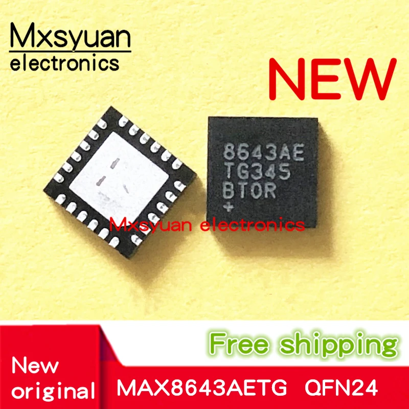10 unids/lote 8643AE MAX8643AETG + T MAX8643AETG MAX8643AET MAX8643 QFN24 nuevo original