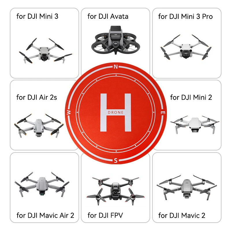 Almohadilla de aterrizaje plegable Universal para Dron para DJI Mini 3 4 Pro/4K/Air 3/AVATA 2/Neo/FLIP Mat delantal de estacionamiento accesorio de almohadilla de cuadricóptero - imagen 3