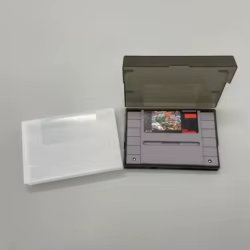 La boîte de rangement de jeu pour Super Nintendo Entertainment System SNES de la version américaine