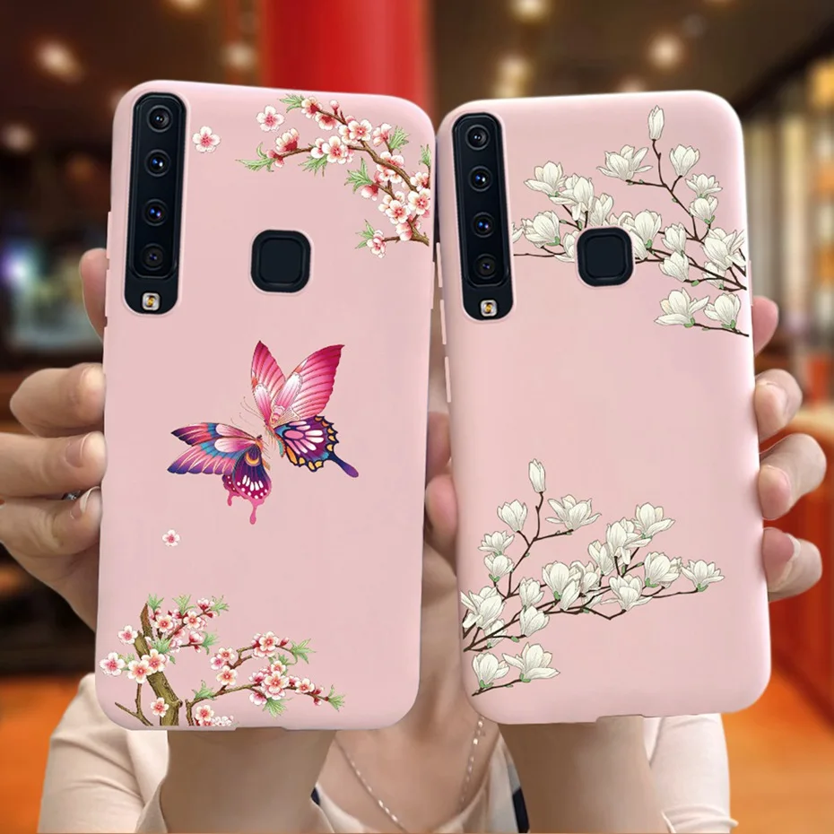 Funda de silicona suave con dibujos animados para Samsung Galaxy A9, protector de silicona suave de Color caramelo para Samsung A9 2018, SM-A920F, A9200, 2018 - imagen 5