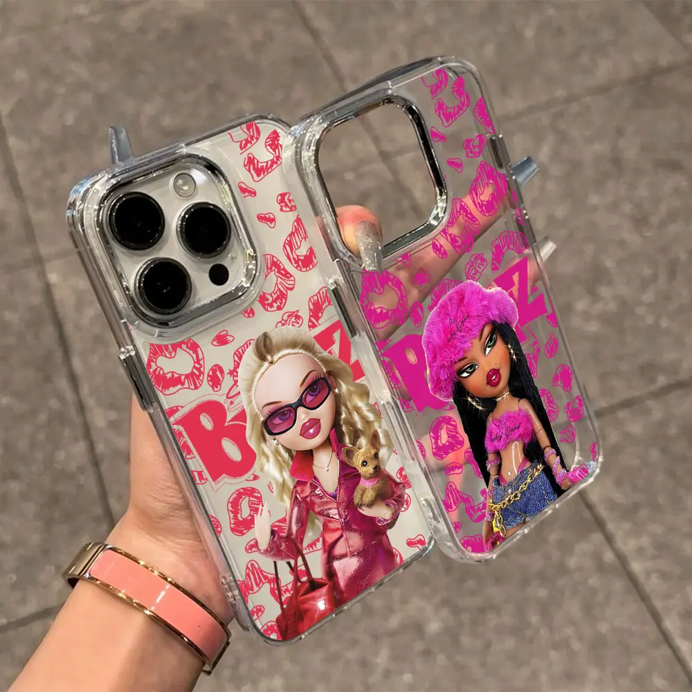 Funda de teléfono bratzs de moda de muñeca de dibujos animados para Xiaomi Redmi Note A5 A3 14 13 14c 13c 12 11 12s 12c 10c 10 9 Pro Plus 4G 5G