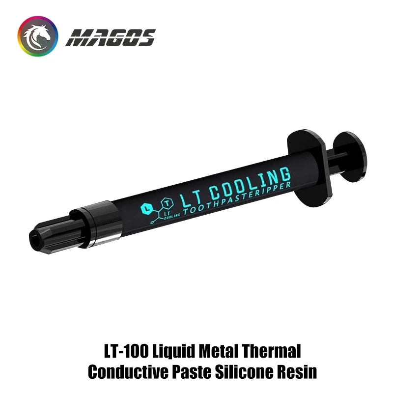 Pasta térmica de Metal líquido LT-100 128W/m-k, reproductores de alta gama de compuestos térmicos, resina de silicona de disipación de calor conductora MOD - imagen 5