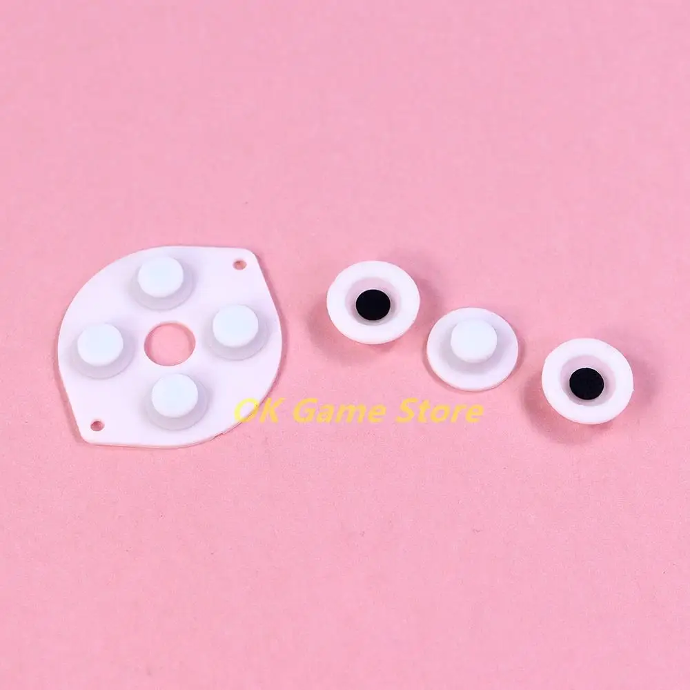 30 set/lote almohadilla de botón de goma conductora de silicona para controlador Sega GameGear GG almohadillas de goma conductoras - imagen 4