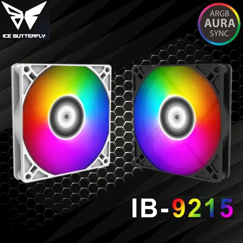 Ventilador silencioso de 90mm, 92mm, Pwm, 4 pines, carcasa de ordenador, 12V, 9cm, para chasis, Enfriador de Cpu, radiador de refrigeración - imagen 2