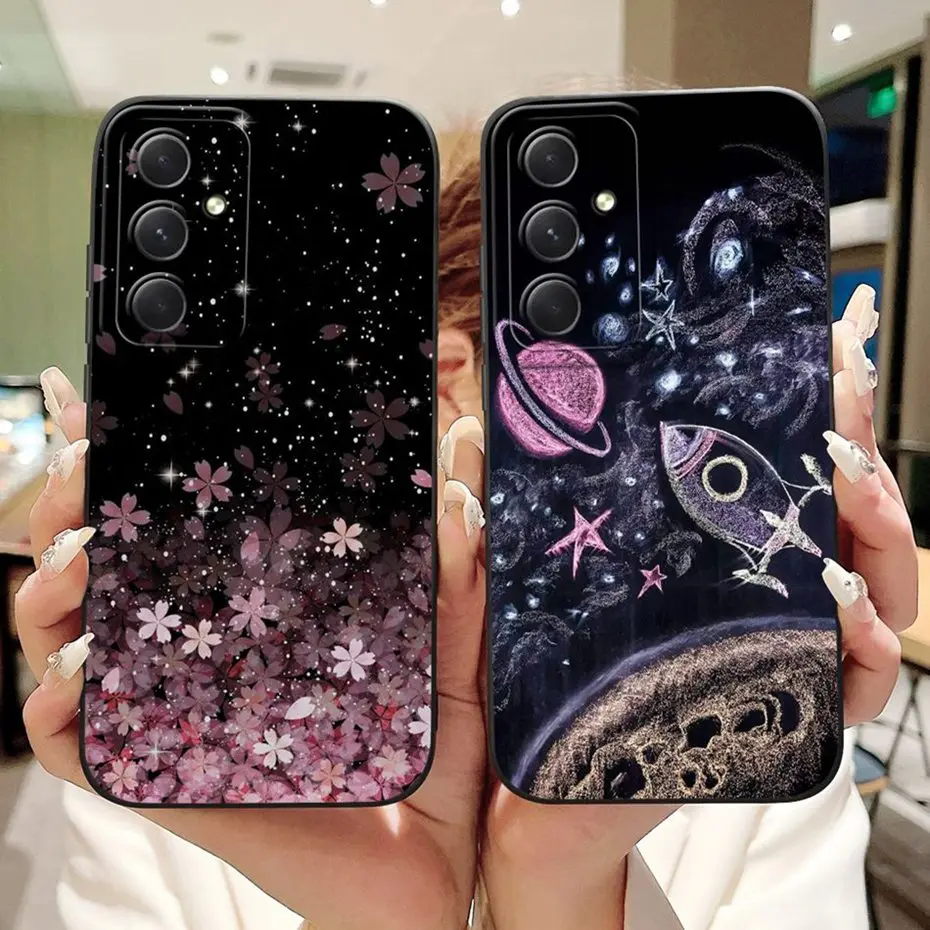 Lindo nuevo diseño para Samsung Galaxy A34 SM-A346B funda protectora de lente para Samsung A34 5G fundas de teléfono de silicona suave - imagen 5