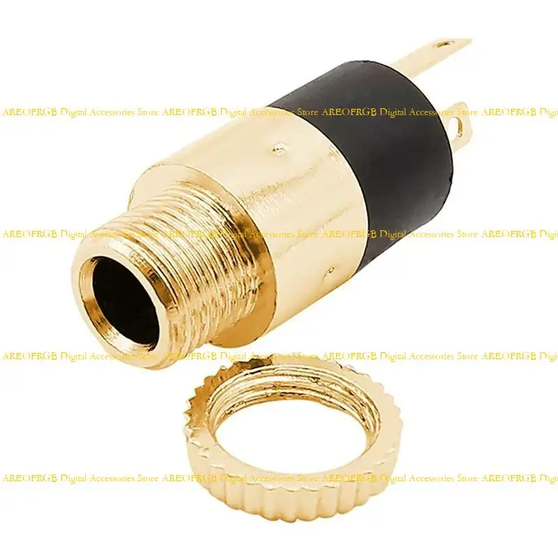 E21E STEREO PANEL Adaptador oro auriculares metal auriculares metal - imagen 5