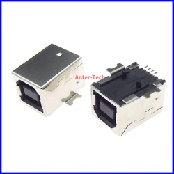 Conector USB-B Hembra SMT 180° para PCB – Montaje Superficial