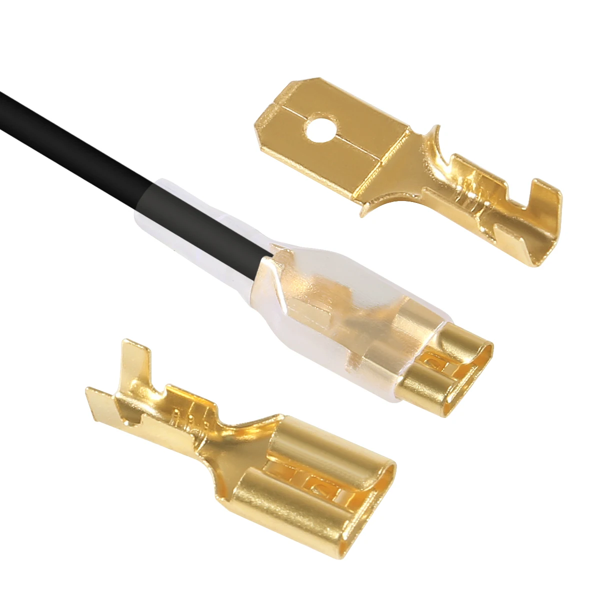 Caja de 270 Uds. Conector de cable macho hembra aislado 2,8/4,8/6,3mm terminales de engarzado eléctrico Kit surtido de conectores de pala Termin - imagen 2