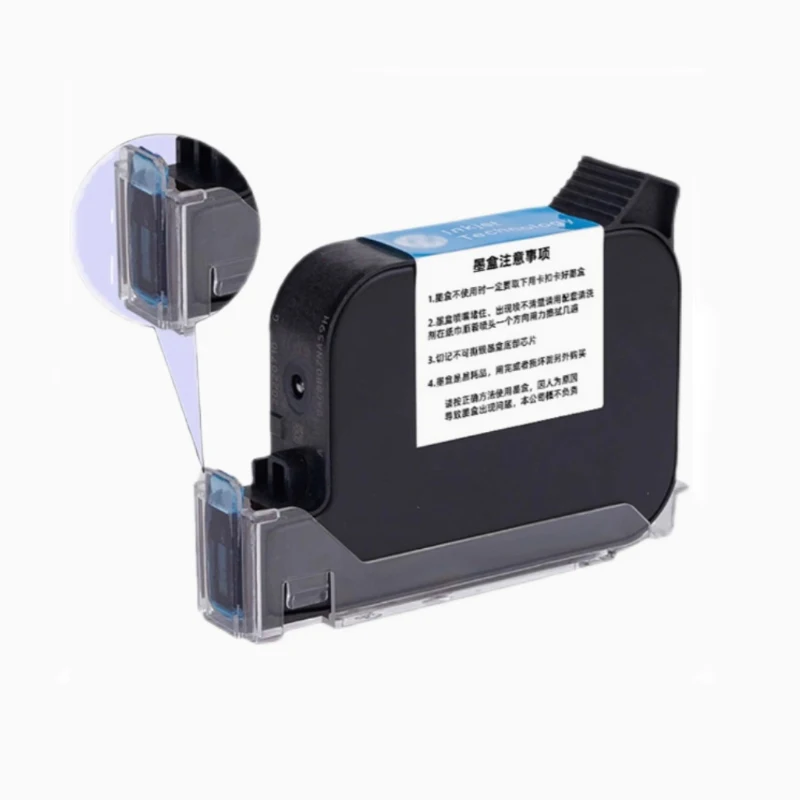 Cartucho de tinta para impresora portátil 2588+ 2588 2588+M, secado rápido, eco solvente, altura de impresión 12,7mm, cartucho de tinta negro para impresora de inyección de tinta 