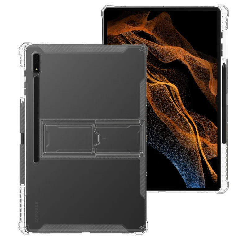 Funda de TPU para Samsung Galaxy Tab S10 Lite S9 FE 10,9 S8 S7 11 FE Plus 12,4 Ultra 14,6 pulgadas soporte para PC Funda para tableta - imagen 2