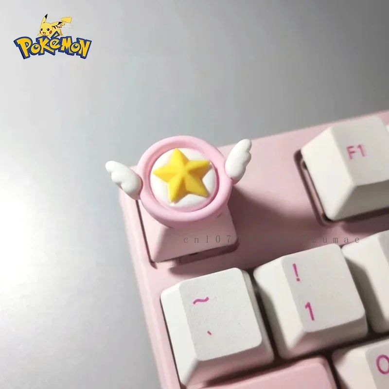 Pokemon DIY Sailor Moon Luna amor alas barra espaciadora teclas Pikachu Teclado mecánico Cherry MX Axis accesorios regalos - imagen 3