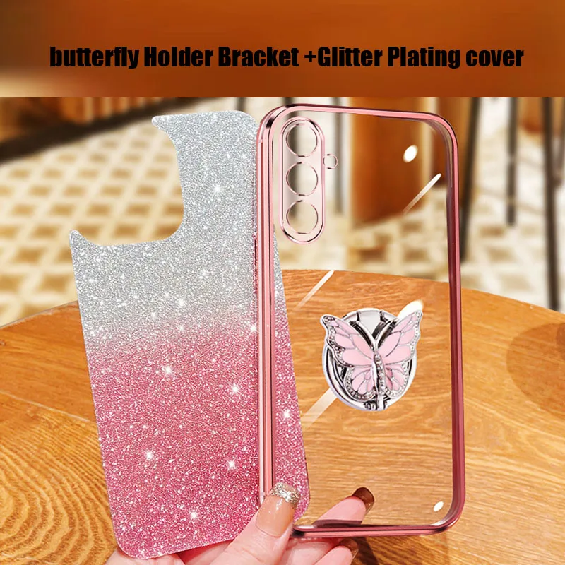 Funda de teléfono con soporte de mariposa para Infinix Note 50 Hot 50 Pro Plus + 50i Hot50 Pro 40 Pro 40i - imagen 5