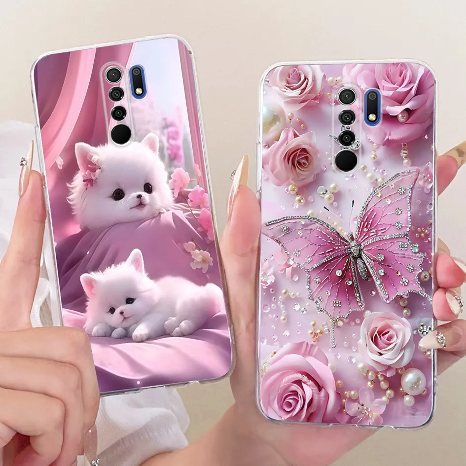 Para Xiaomi Redmi 9 funda Cool Dragon Tiger dibujos animados suave silicona transparente TPU contraportada para Xiaomi Redmi 9 Prime Redmi9 fundas de teléfono - imagen 2
