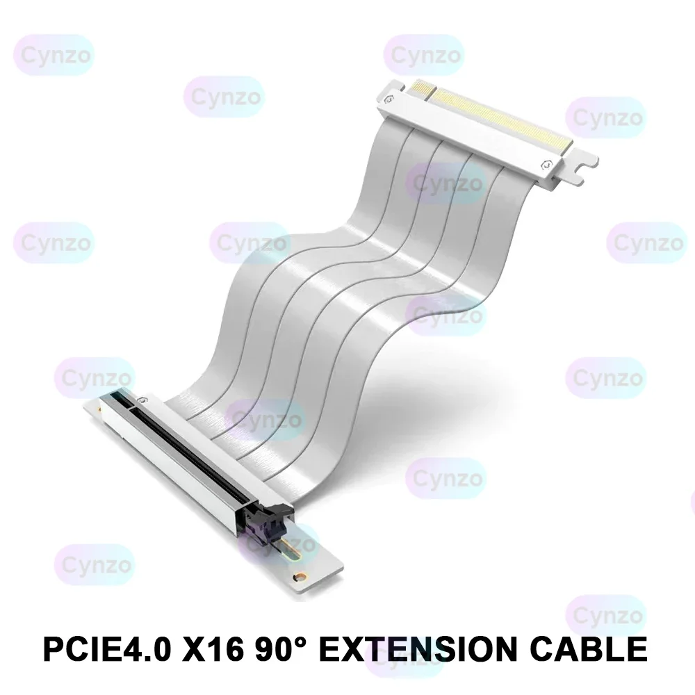 Cable de extensión de tarjeta gráfica PCIE4.0 Instalación vertical 90 °   Elevador de conexión X16 de velocidad completa no destructivo para chasis ATX - imagen 3