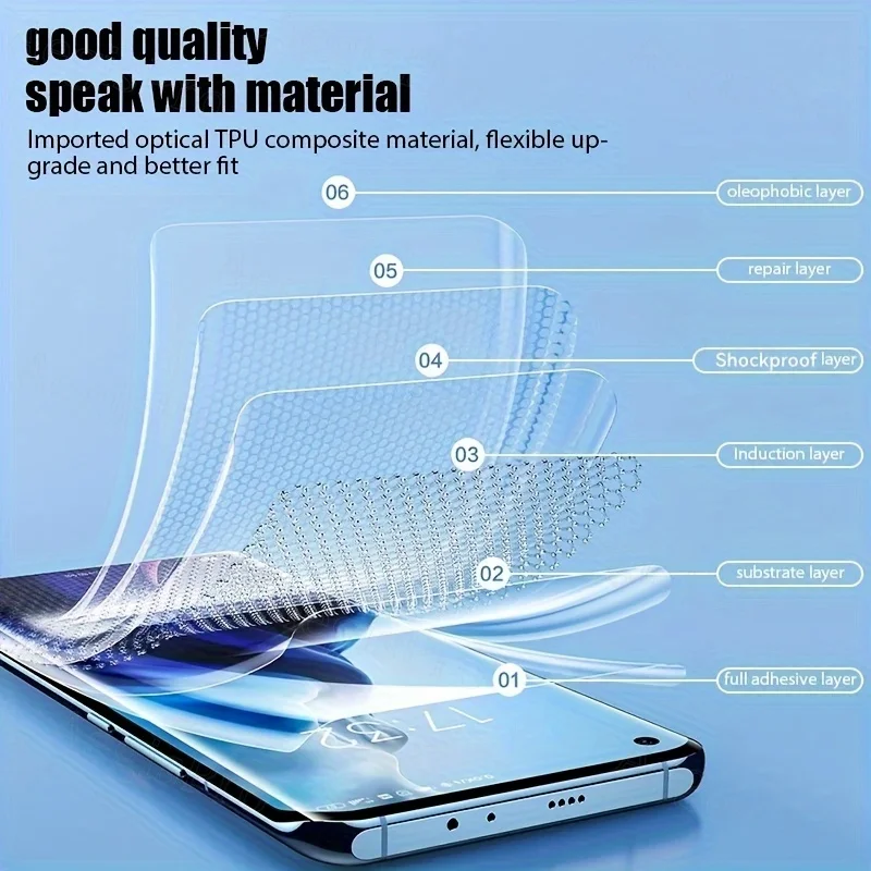 Película de hidrogel transparente HD de 3 uds para Infinix Hot 60I 60 Pro y 60 Pro + flexibilidad de protección para Infinix Hot 50 50 Pro + - imagen 5