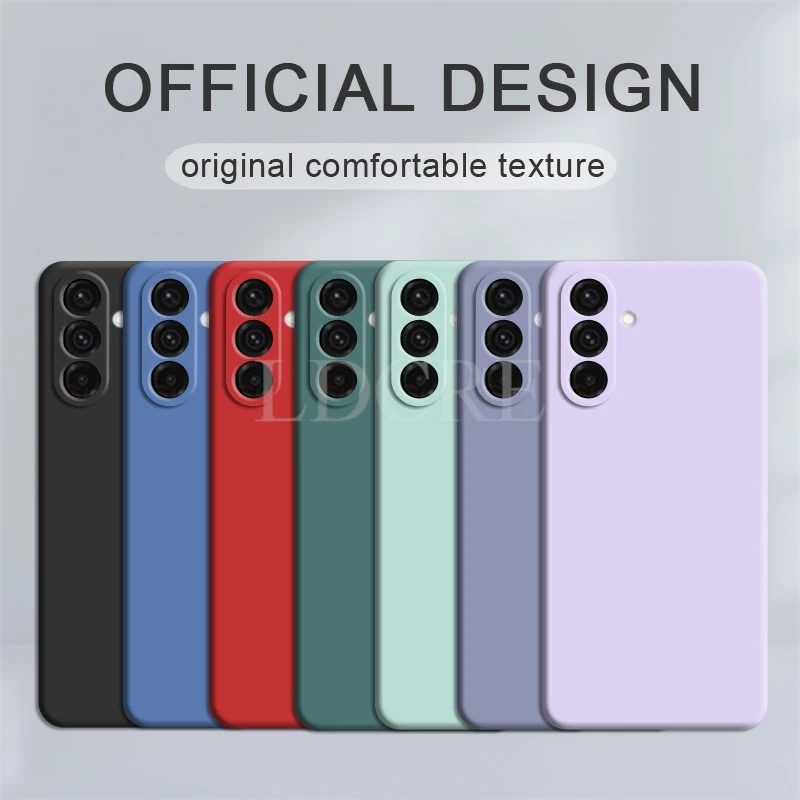 Para Samsung Galaxy S26 funda de silicona líquida S26 Plus Ultra funda protectora de teléfono de goma lisa de TPU funda Samsung S26