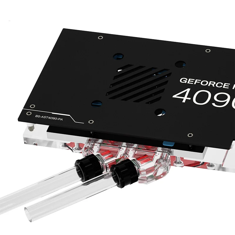 Barrow G1/4 ", módulo de puente de reajuste de Terminal de bloque de agua GPU en ángulo de 45, accesorio de modificación de refrigeración líquida de enfriador VGA, BS45QT-PA - imagen 4