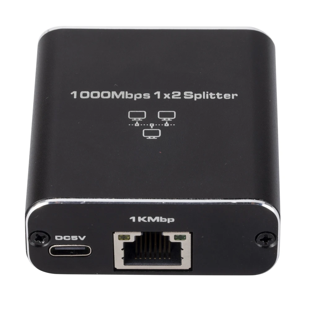 Divisor de Internet de 1000Mbps, 1 en 2 salidas con Cable de alimentación USB, divisor LAN, divisor de red de alta velocidad para PC, portátil, TV Box, enrutador - imagen 5