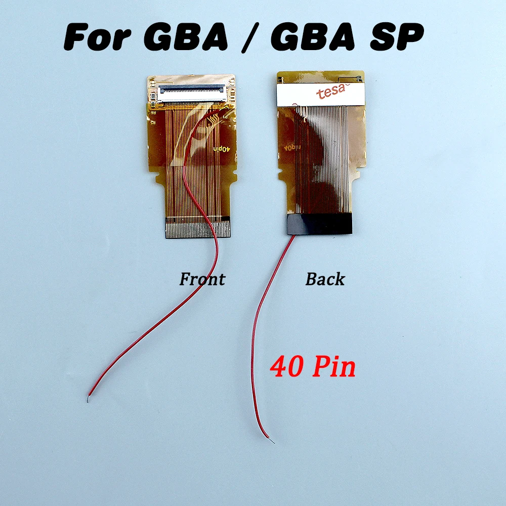Cable de cinta de piezas para GameBoy Advance SP, adaptador de iluminación trasera de 32 y 40 Pines, Flexible, para GBA SP AGS 101 - imagen 5