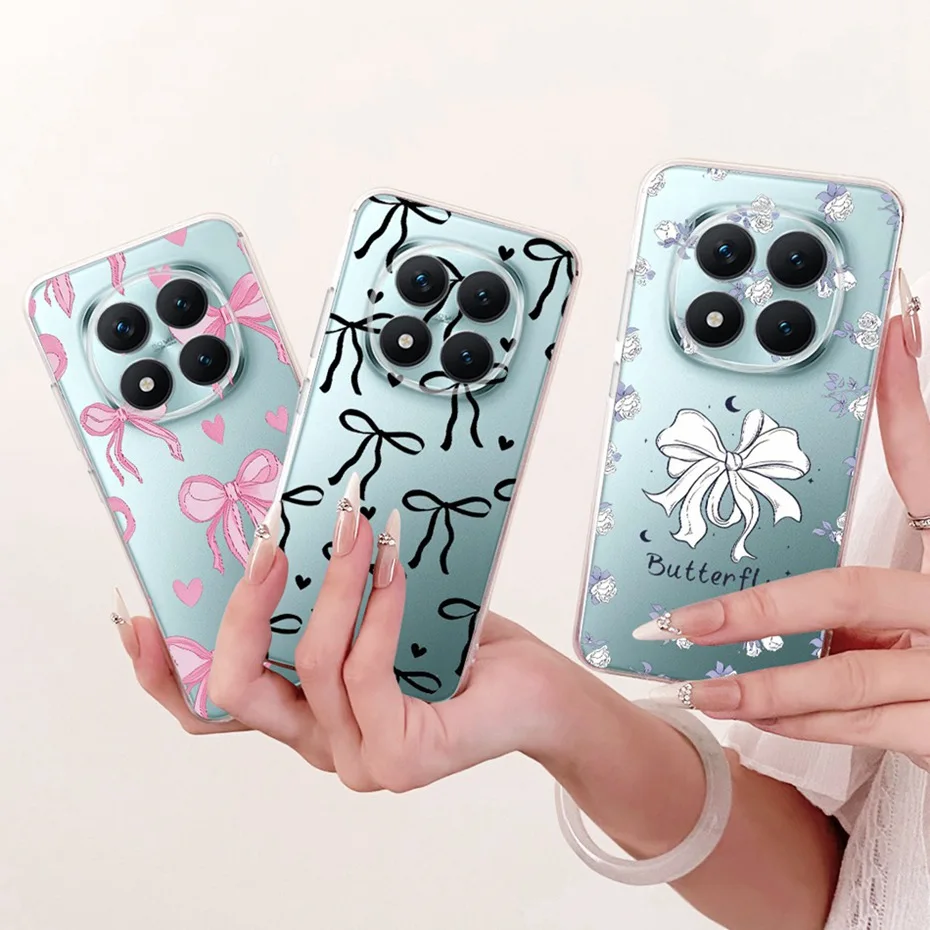 Funda transparente de TPU para Xiaomi Redmi Note 15 Pro 4G, fundas de teléfono con patrón de nuevo estilo para Redmi Note15 Pro 4G, fundas traseras para parachoques