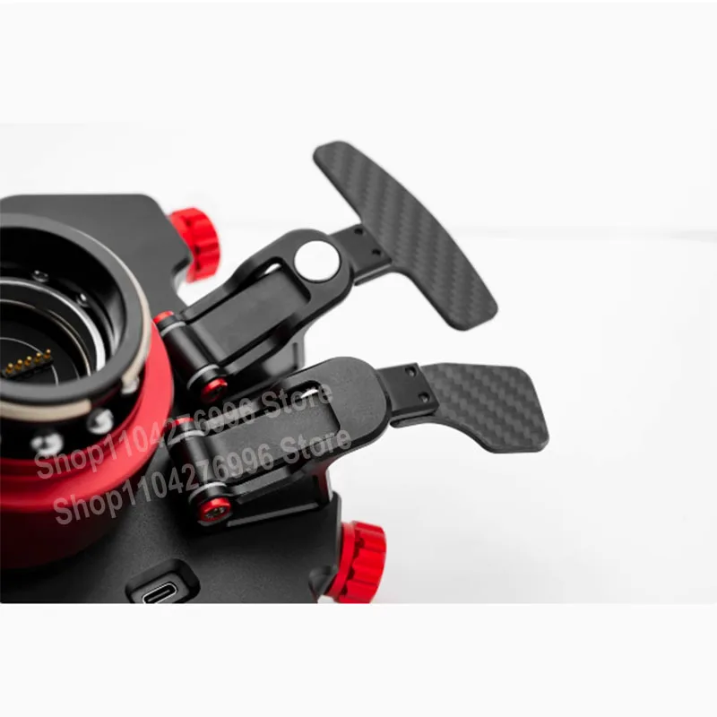 Simagic GT Pro Hub Racing Simulator Volante CNC Aleación de aluminio y fibra de carbono Doble embrague para bricolaje su rueda campeón ﻿ - imagen 5