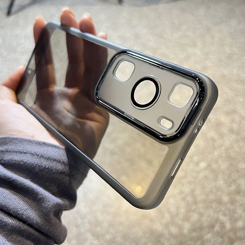 Para Huawei P60 Pro funda HuaweiP60 funda de teléfono Huawei P60 P6Pro protección de cámara contraportada transparente - imagen 5