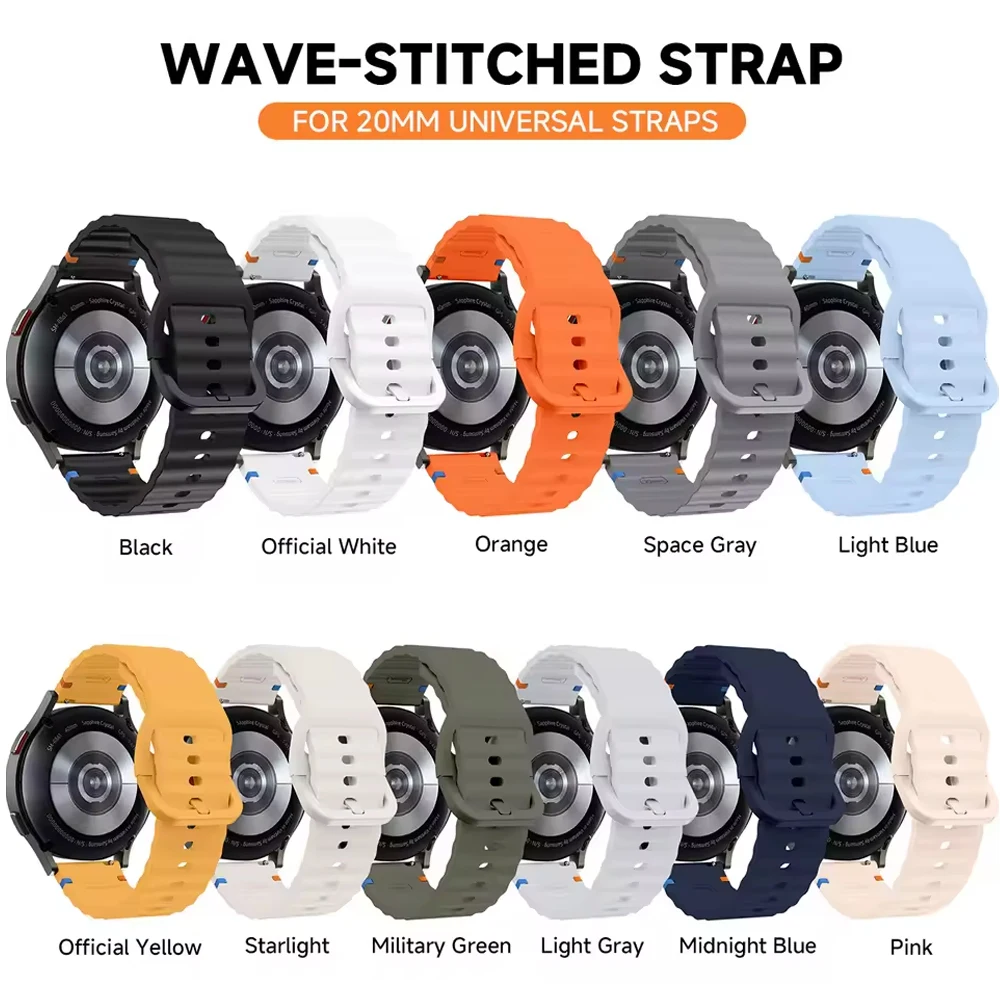 Correas de reloj de silicona de 20mm y 22mm para Garmin Venu 4 45mm/Forerunner 570 265 255 165 correa para Vivoactive 6 5 4 Venu 3 Sq 2 - imagen 2